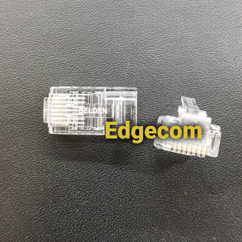 Jual Konektor RJ45 Cat5 CAT5e BELDEN Original AP700007 isi 50pcs ( 1 ...