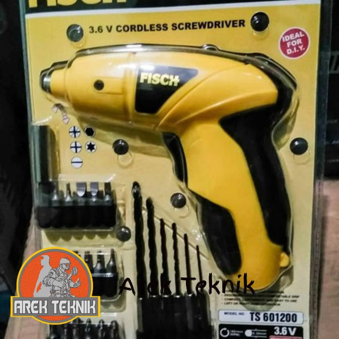 Jual Mesin Bor Cordless Mbt Fisch Listrik Tanpa Kabel Obeng Listrik