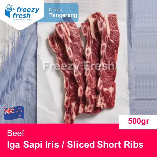 Jual Iga Sapi Iris AUS / Sliced Bone-in Short Ribs AUS | Shopee Indonesia