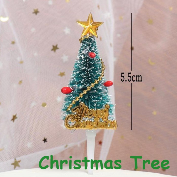 Jual Hiasan Kue Natal Cake Topper Christmas Xmas Decoration Christmas