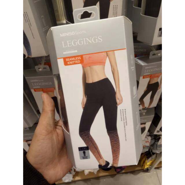 Jual MINISO Fitness Legging Legging Senam Gradasi Shopee Indonesia