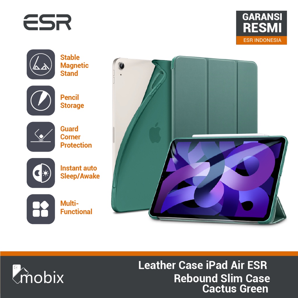 Jual Leather Case Ipad Air Esr Rebound Slim Case Shopee Indonesia