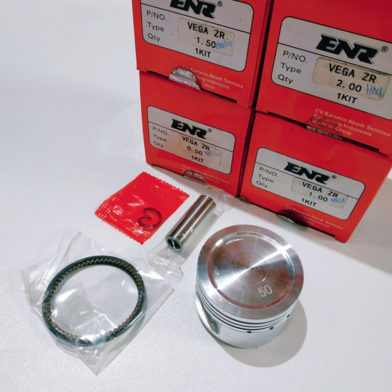 Jual Piston Kit ENR Set VEGA ZR JUPITER Z Robot 2010 2012 Ukuran Os STD 25 50 75 100 125 150
