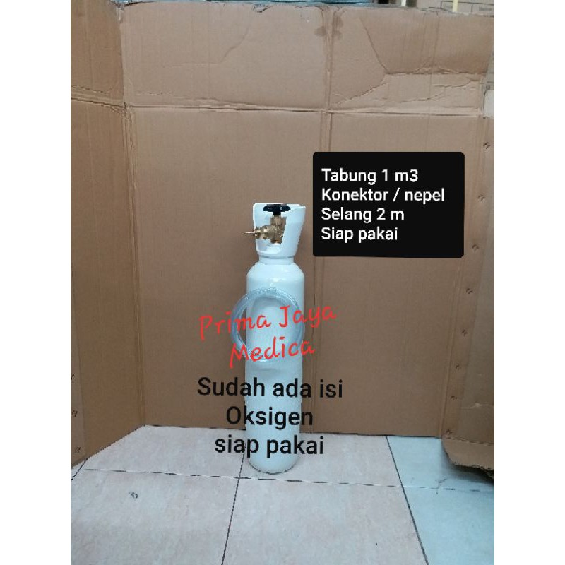 Jual Tabung Oksigen 1 M3 Konektor Nepel Selang Packing Ikan Hias Hidup Shopee Indonesia 