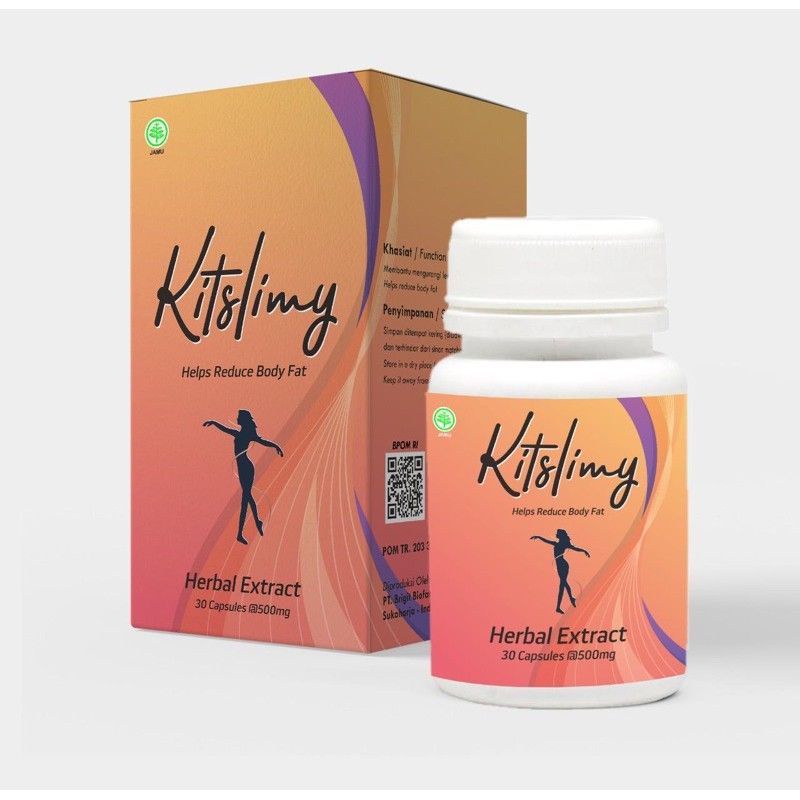 Jual KITSLIMY Obat Diet/Pelangsing Isi 30 Kapsul Asli Herbal KITSLIMY