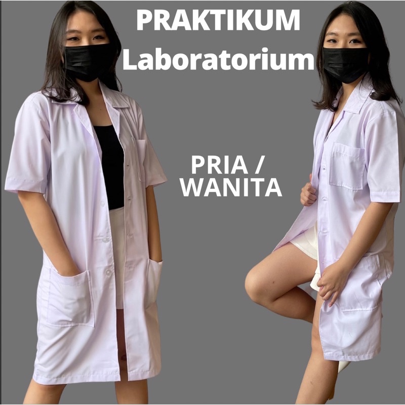 Jual Baju Laboratorium Jas Laboratorium Baju Lab Jas Lab Premium