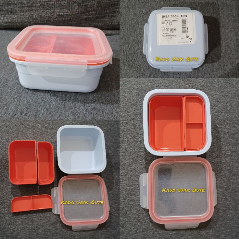 Jual Kotak makan Lanck box Plastik bersekat. | Shopee Indonesia