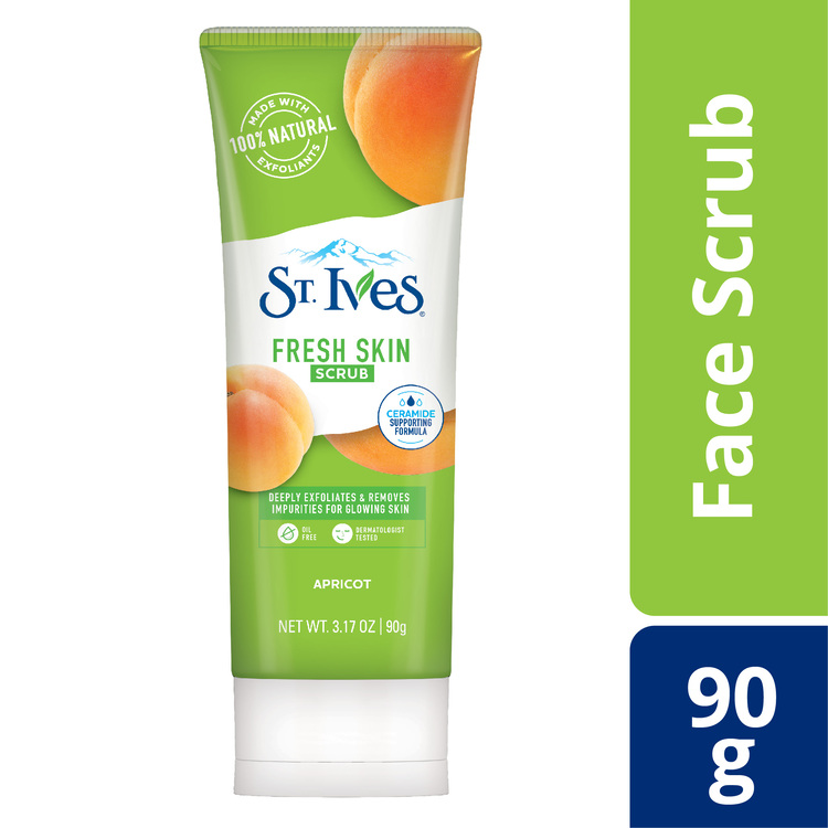 Jual St. Ives Face Scrub Fresh Skin Apricot 90gr Scrub untuk Wajah