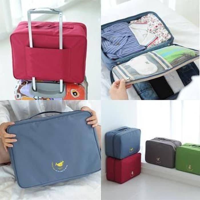 Jual Tas Tambahan Pelengkap Koper Travel Shopping Trunk Bag Korean Big Shopee Indonesia