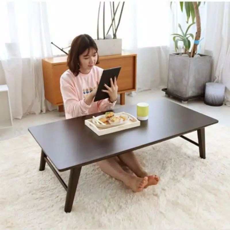 Jual Meja Tamu Lipat Meja Laptop Lesehan Rolf Coffee Table Solid Wood ...