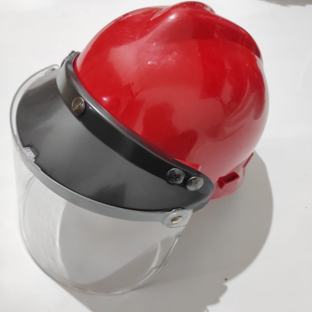 Jual HELM FACESHIELD APD SAFETY PROYEK POLYCARBONACE COATING SNI ...