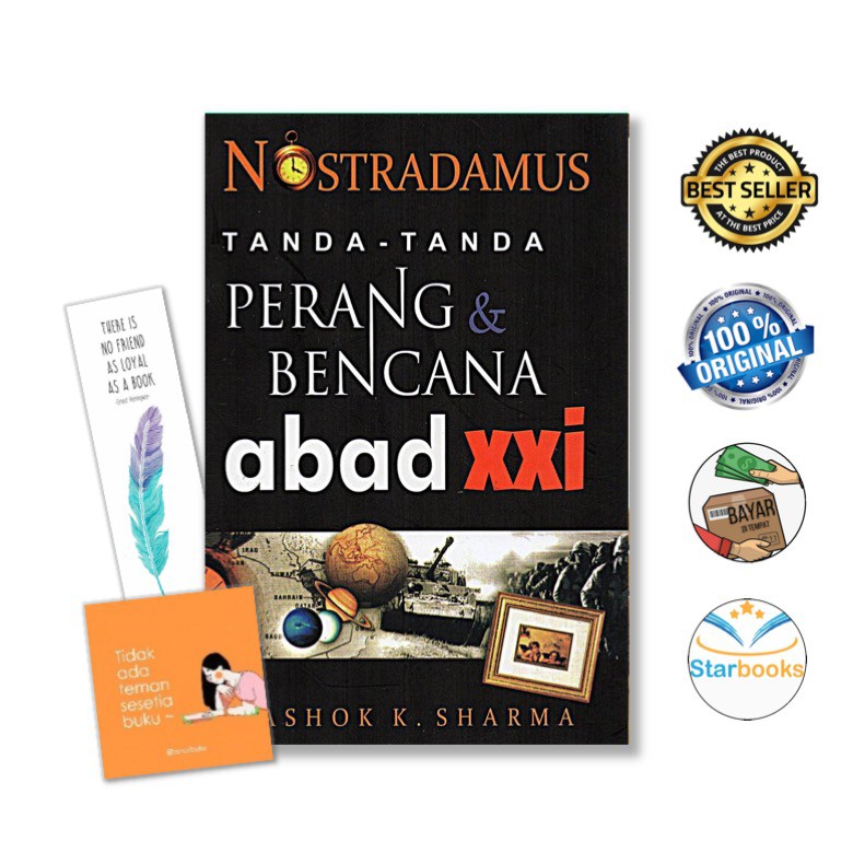 Jual ORI!! NOSTRADAMUS: TANDA-TANDA PERANG & BENCANA ABAD XXI ...