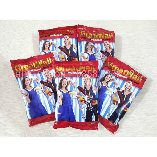 Jual Lem Wallpaper Vinyl GreatWall Great Wall Grosir Murah Premium Walpaper Adhesive Shopee