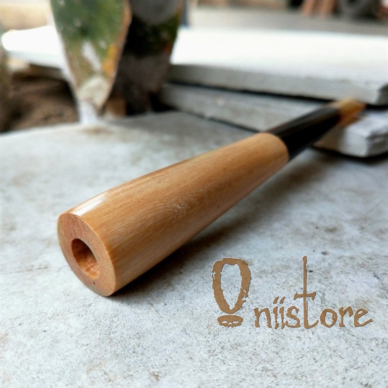 Jual Pipa Rokok bahan tanduk dan kayu model lurus unik handmade ...