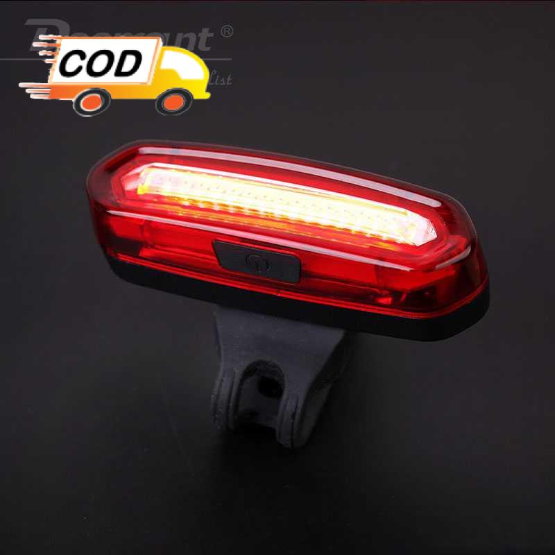 Jual Lampu Rambu Belakang Sepeda LED 6 Mode 120 Lumens Waterproof USB ...