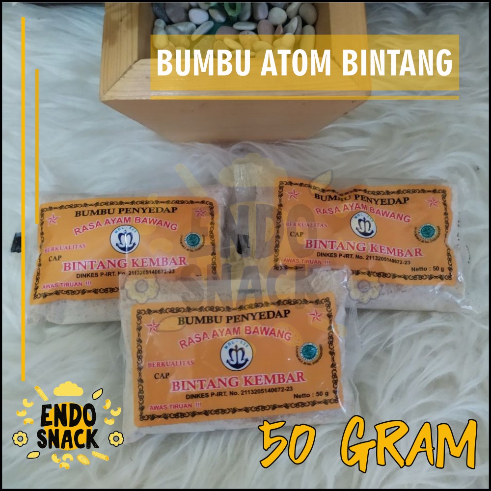 Jual ATOOM BINTANG 50 Gr MDL-525 Atom Kecil Bumbu Penyedap Rasa Ayam ...