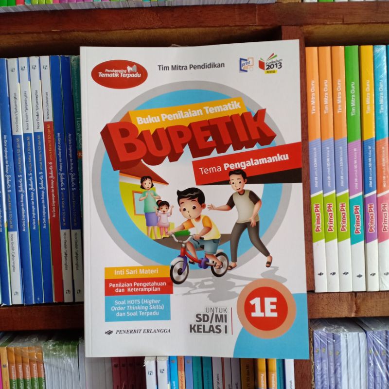 Jual Buku Bupetik Kelas 1 SD 1A 1B 1C 1D 1E 1F 1G 1H K13 Revisi ...