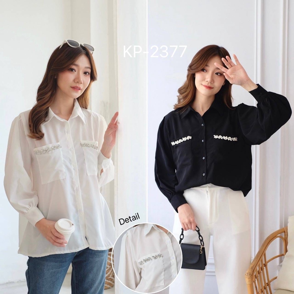 Jual FWR - BASIC SHIRT PAYET 2377 | Shopee Indonesia