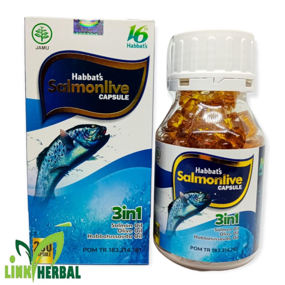 Jual Habbats Salmonlive Kapsul Habbatussauda In Minyak Zaitun Dan Salmon Kapsul Shopee