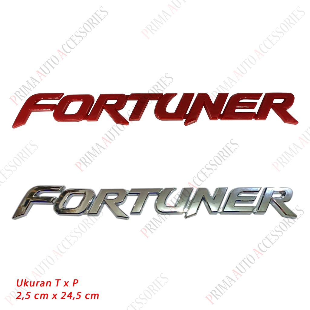 Jual Logo Emblem Mobil FORTUNER Bagasi Belakang | Shopee Indonesia