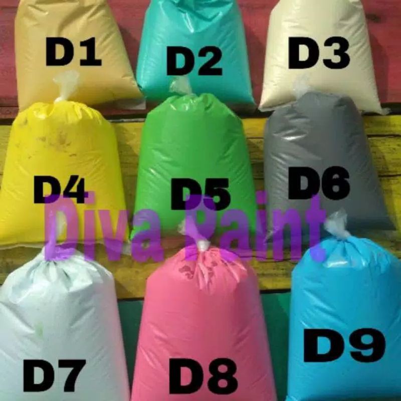 Jual cat tembok kiloan cat dinding kiloan cat acrylic murah 1kg