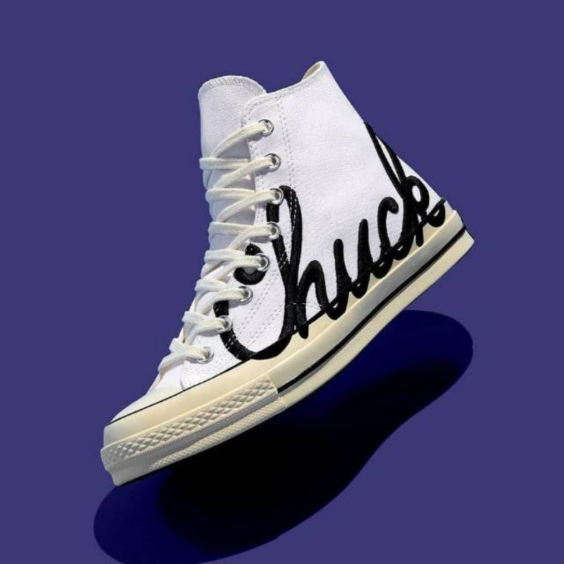 Jual Converse Chuck 70 Signature High Top White/Black /Egret Original ...