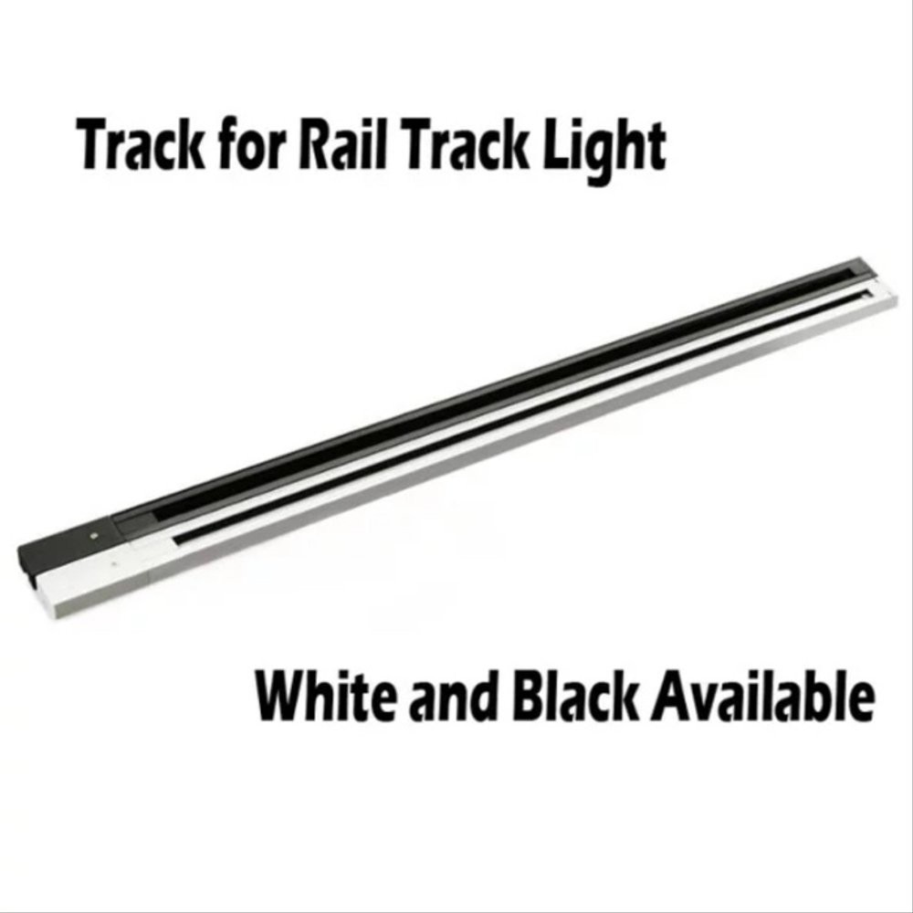 Jual rel rell track 1 meter 1m rel track spotlight 1 meter lampu rel ...