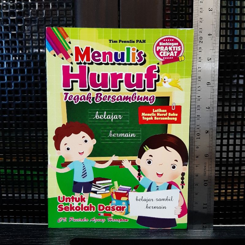 Jual Buku Belajar Menulis Huruf Tegak Bersambung Latin SD (P) | Shopee ...