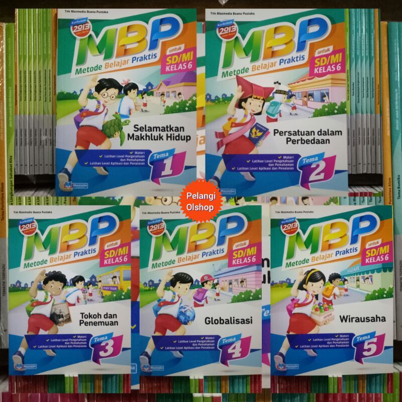 Jual Buku Metode Belajar Praktis Mbp Sd Mi Kelas 6 Tema 1 2 3 4 5