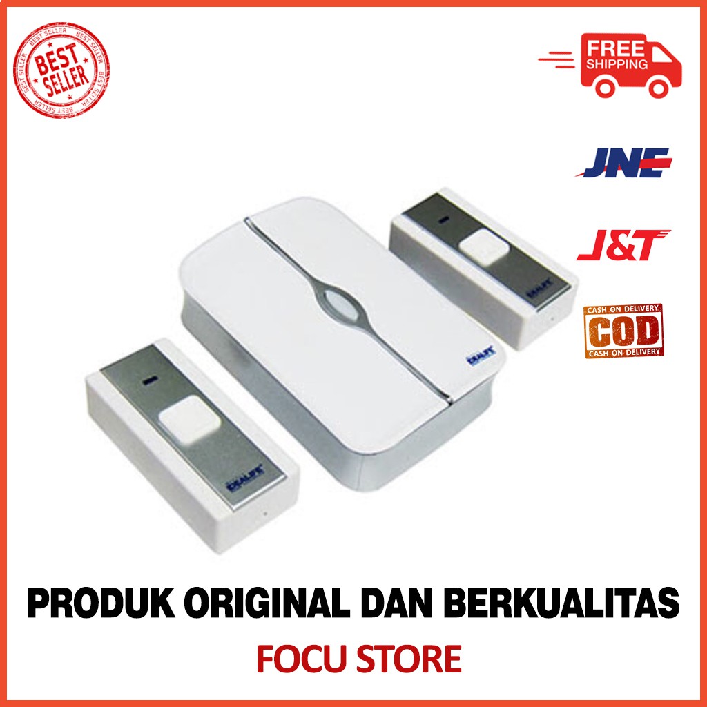 Jual Bel Rumah Tanpa Kabel Bell Rumah Pintu Wireless Idealife IL 292 AC ...