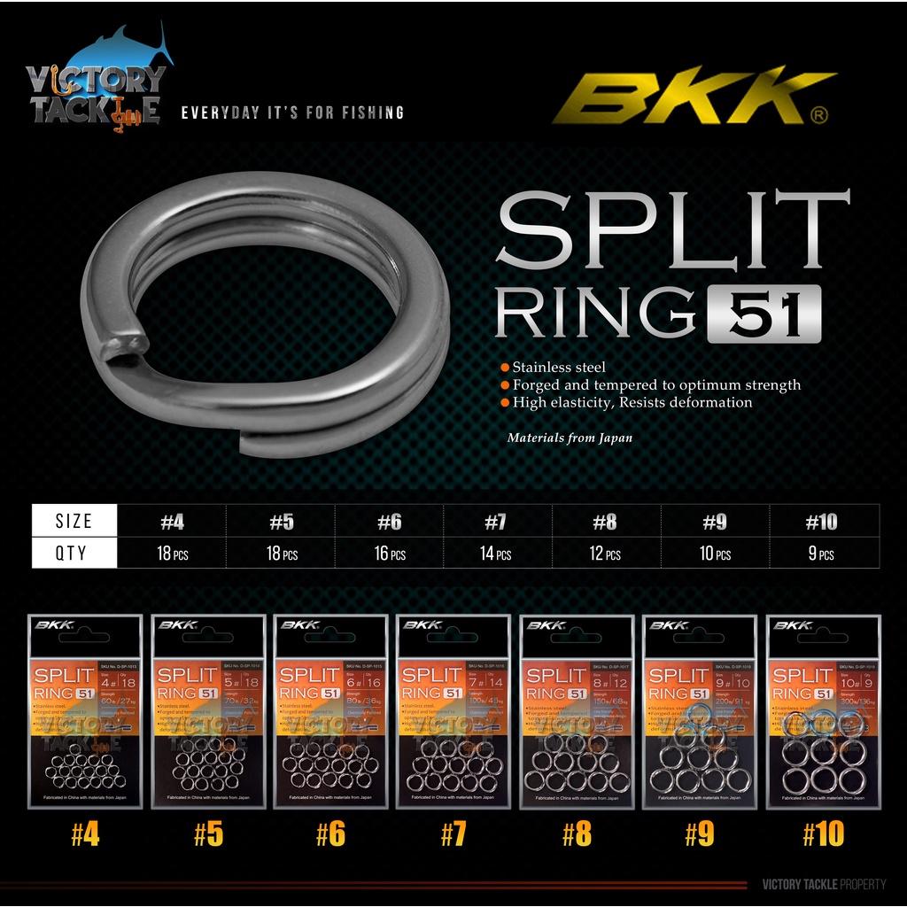 Split Ring-51 - BKK Hooks