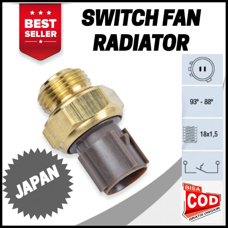 Jual Sensor Switch Fan Radiator Crv 1998 1999 2000 2001, Crv Gen 1