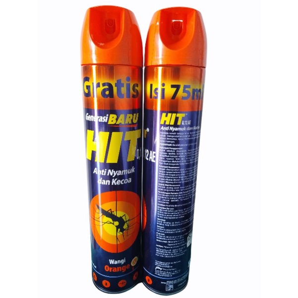 Jual HIT Aerosol Orange Racun Serangga 600+75 mL | Shopee Indonesia