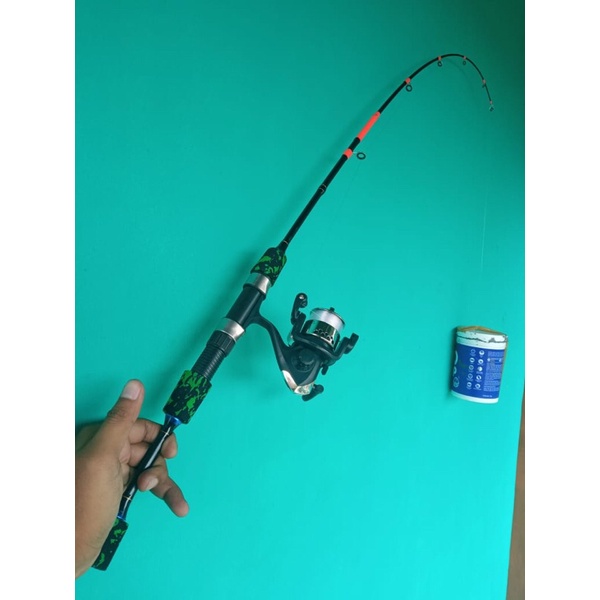 Jual joran mancing pegasus 8-17lb max drag 10kg army + Packing pipa PVC ...