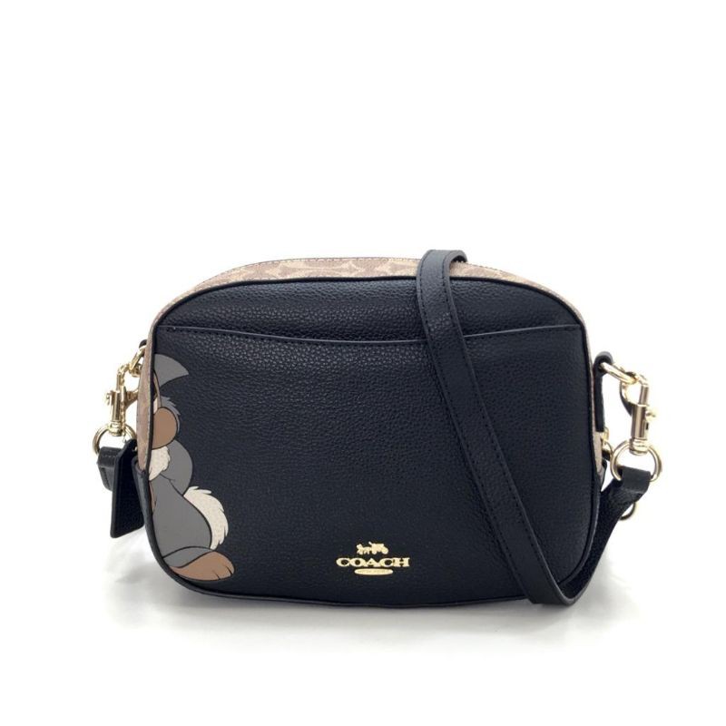Jual Coach X Disney Camera Bag Thumper bag tas remaja lucu hitam kotak
