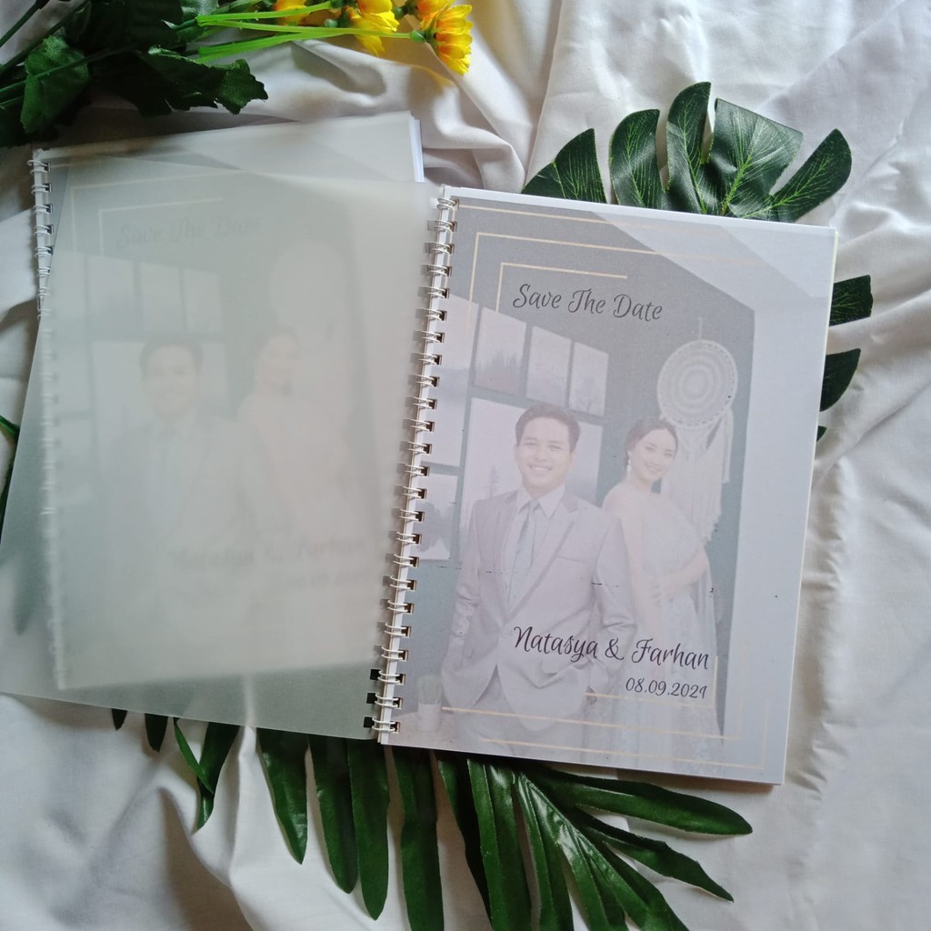 Jual Undangan Pernikahan Unik bentuk Notebook Bisa jadi Undangan ...