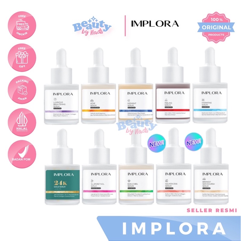 Jual BEAUTYBY.NADS | SERUM BY IMPLORA ACNE AHA BHA PEELING RETINOL ...