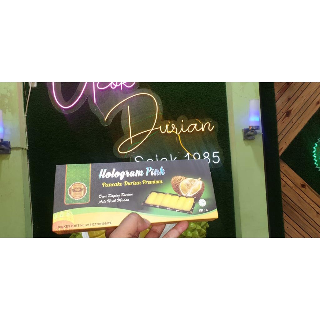 Jual Pancake Durian Medan Premium Jumbo isi 3 dan isi 6 (Ucok Durian