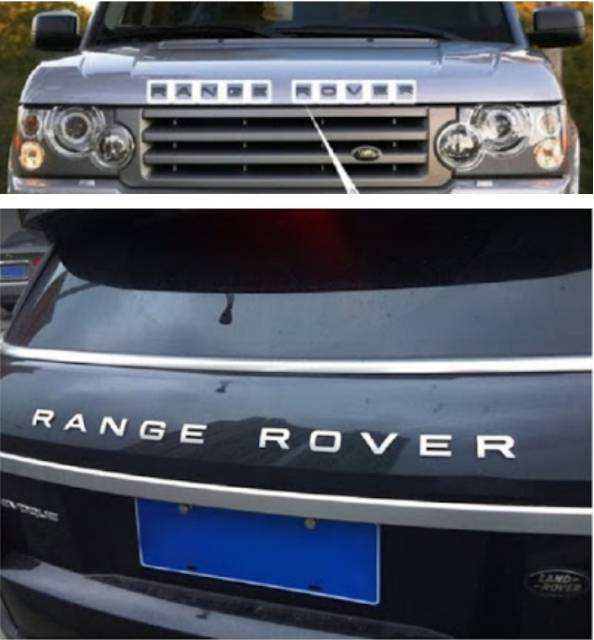 Jual Emblem Chrome Range Rover Letters.53x3.tt | Shopee Indonesia
