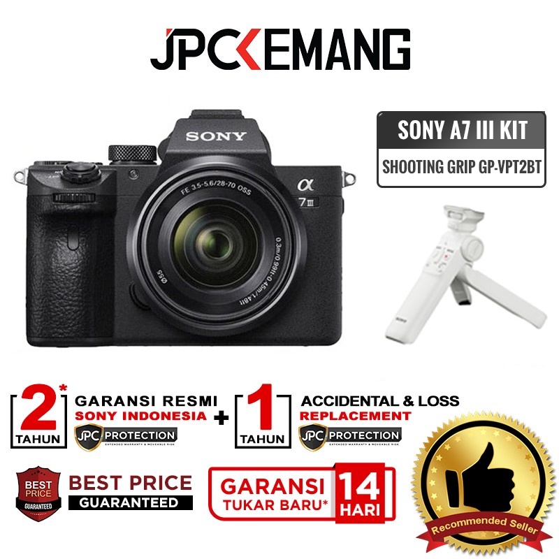 Jual Sony A7III Sony Alpha A7 III Kit FE 28-70mm Garansi Resmi | Shopee ...