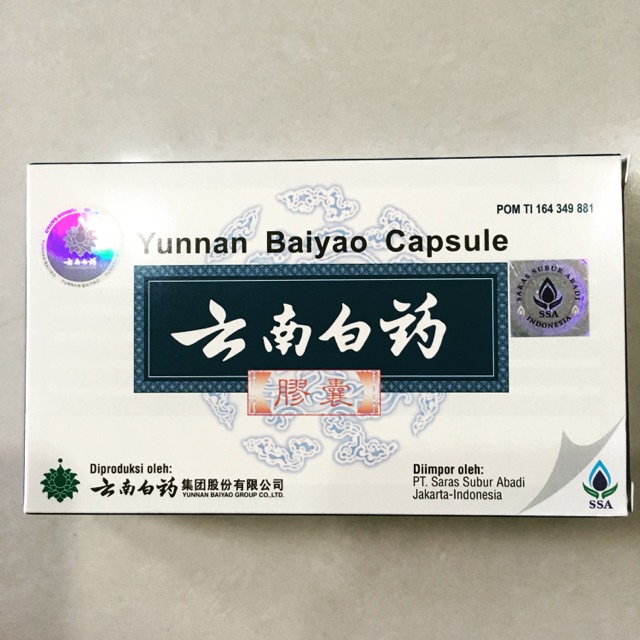 Yunnan bai yao kapsul