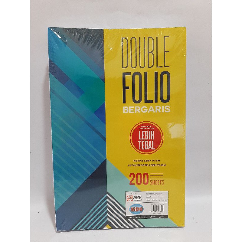 Jual Kertas Folio Bergaris Isi 100-200 Lembar PAPERLINE / Kertas Double ...