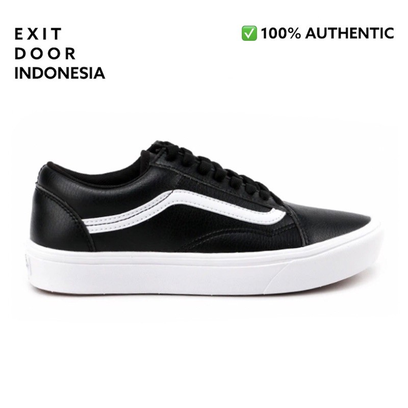 Vans comfycush hot sale leather