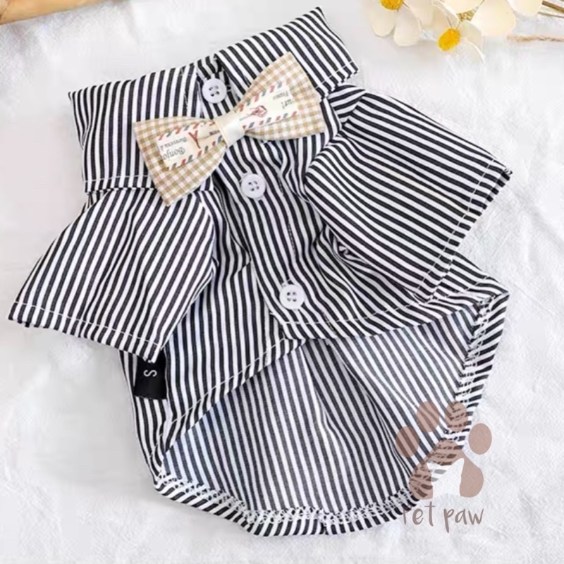 Jual TERLARIS Petpaw Baju Anjing Kucing Bowtie Formal Top Tuxedo Hewan ...