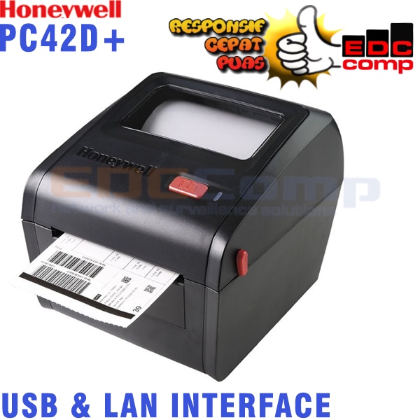 Jual Honeywell PC42D+ Thermal Label Barcode PrinterPC42D Plus USB dan