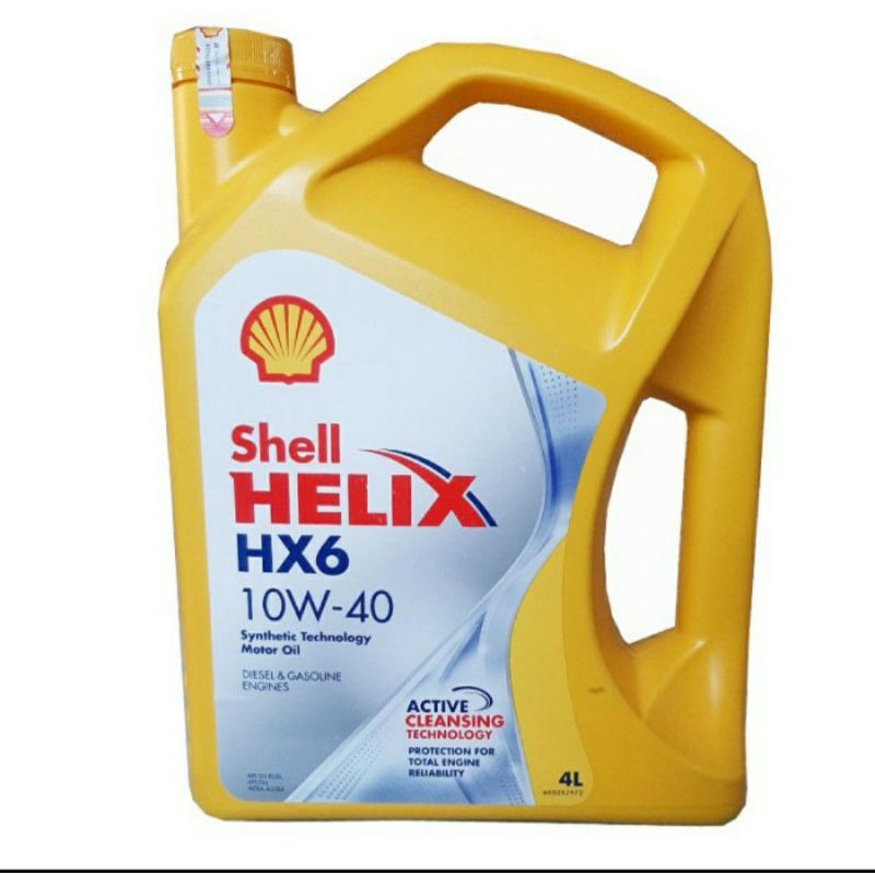 Jual Shell Helix HX 6 10W40 4liter | Shopee Indonesia