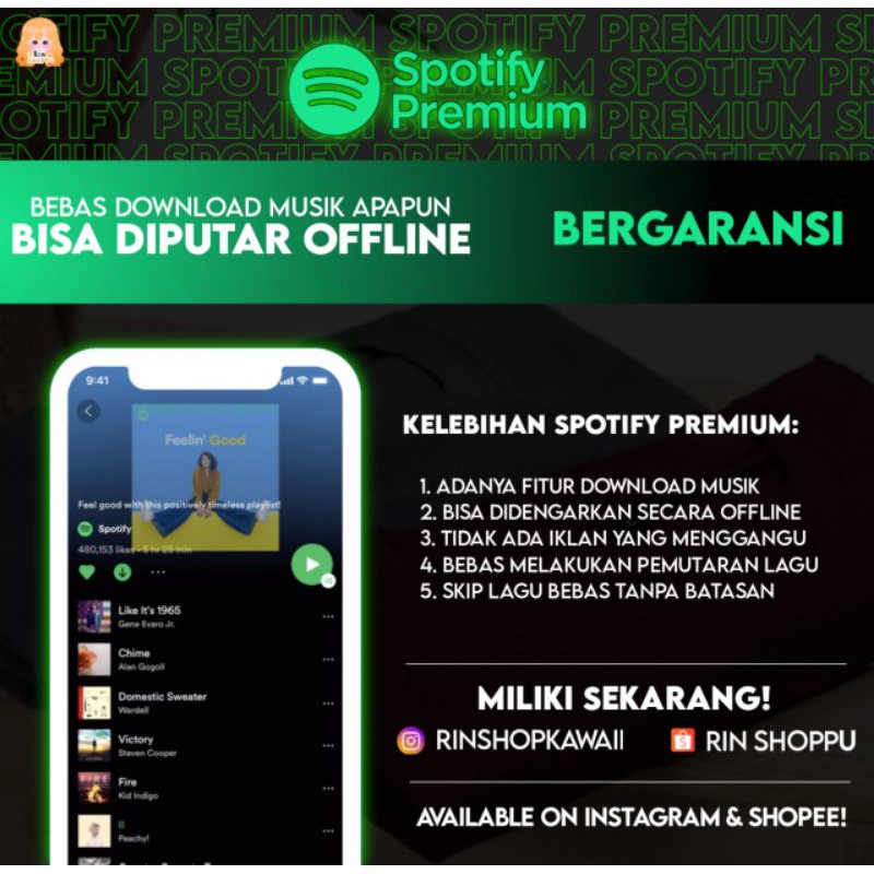 Jual Spotify Premium 1 Tahun | Shopee Indonesia