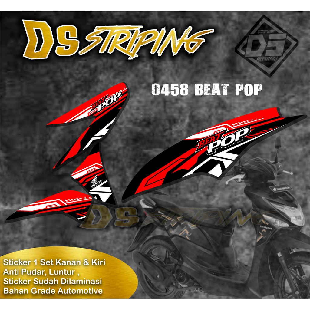 Jual Stiker Striping Beat Pop Kode(0458) | Shopee Indonesia