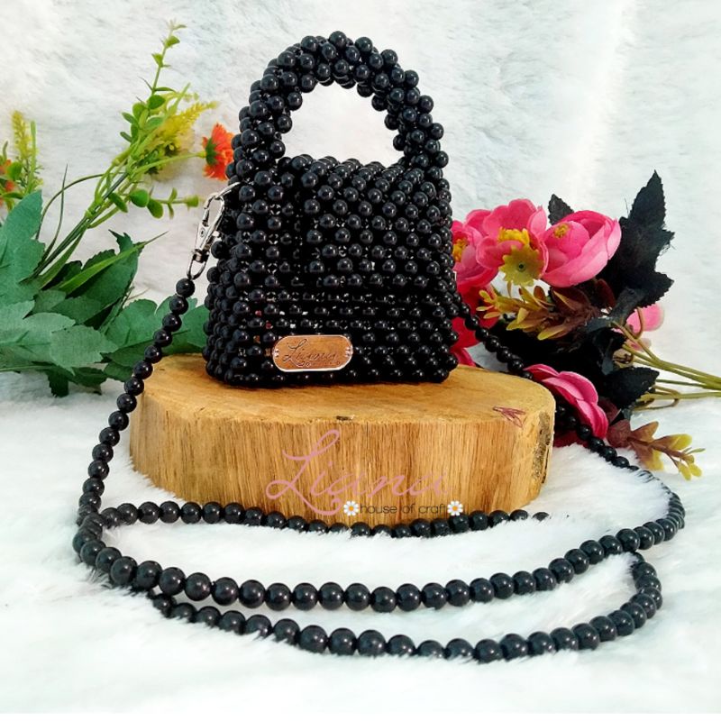 Jual Tas Wanita Sling Bag Tas Manik Lucu Beaded Bag | Shopee Indonesia