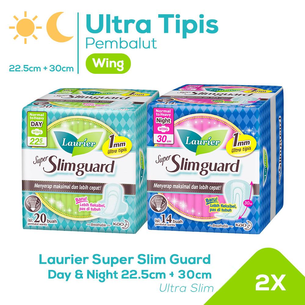 Jual Laurier Super Slimguard Pembalut Wanita Day & Night Package ...